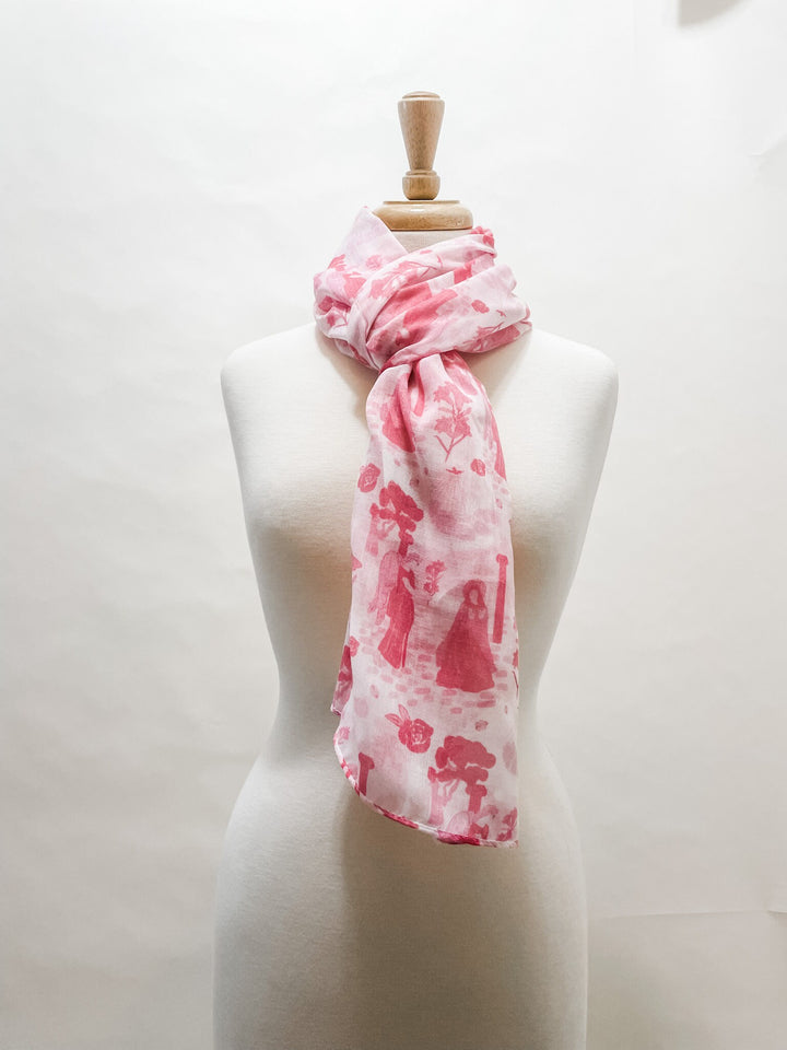 Our Lady of the Annunciation Catholic Scarf | Catholic Fashion Scarf