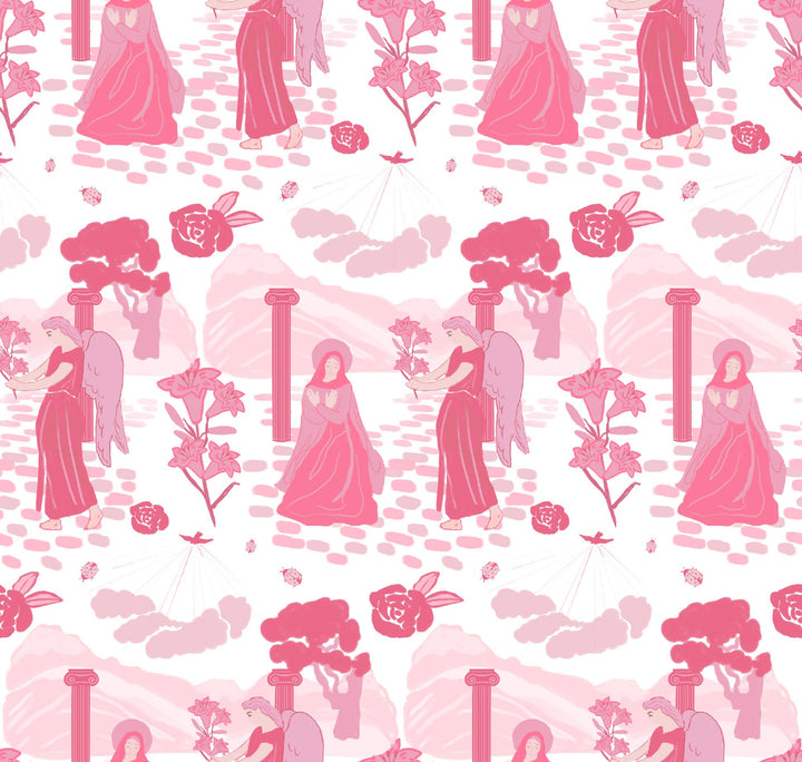 Our Lady of the Annunciation Catholic Scarf | Catholic Fashion Scarf