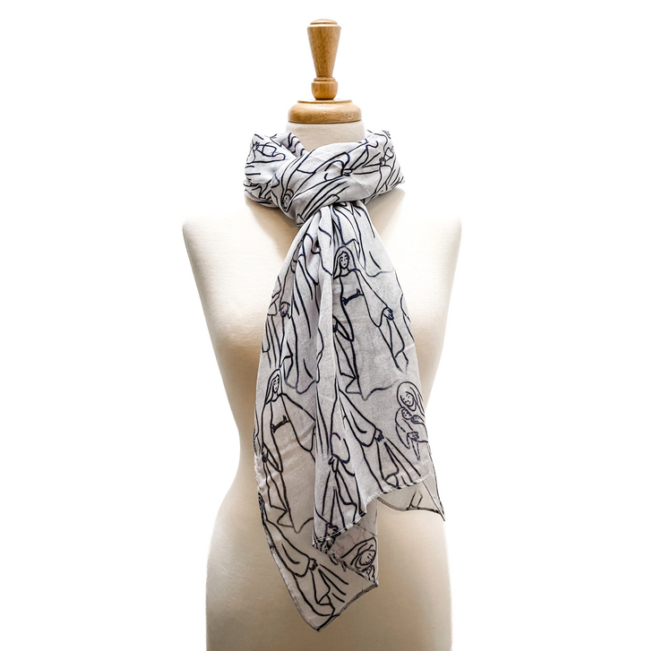 Blessed Mother Scarf | Miraculous Medal, Catholic Gift