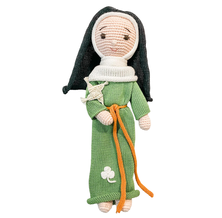 Hand-crafted St. Brigid Doll | Organic Pima Cotton Saint Figure