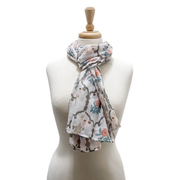Our Lady of Mt. Carmel | Catholic Scarf | Blessed Mother Scarf