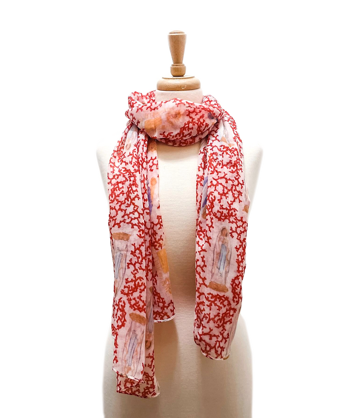 Catholic Mary Scarf | French Apparitions, Miraculous Medal