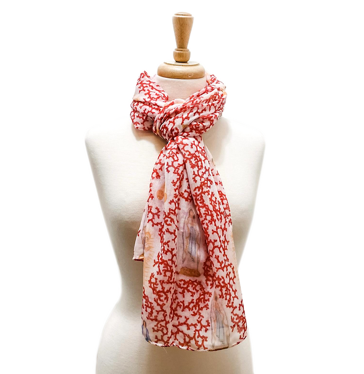 Catholic Mary Scarf | French Apparitions, Miraculous Medal