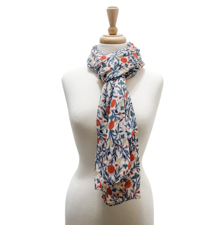 Fruits of Mary Catholic Scarf | Miraculous Medal