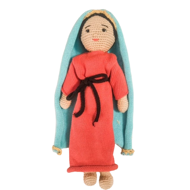 Handmade Our Lady of Guadalupe Doll | Pima Cotton Blessed Mother Catholic Toy