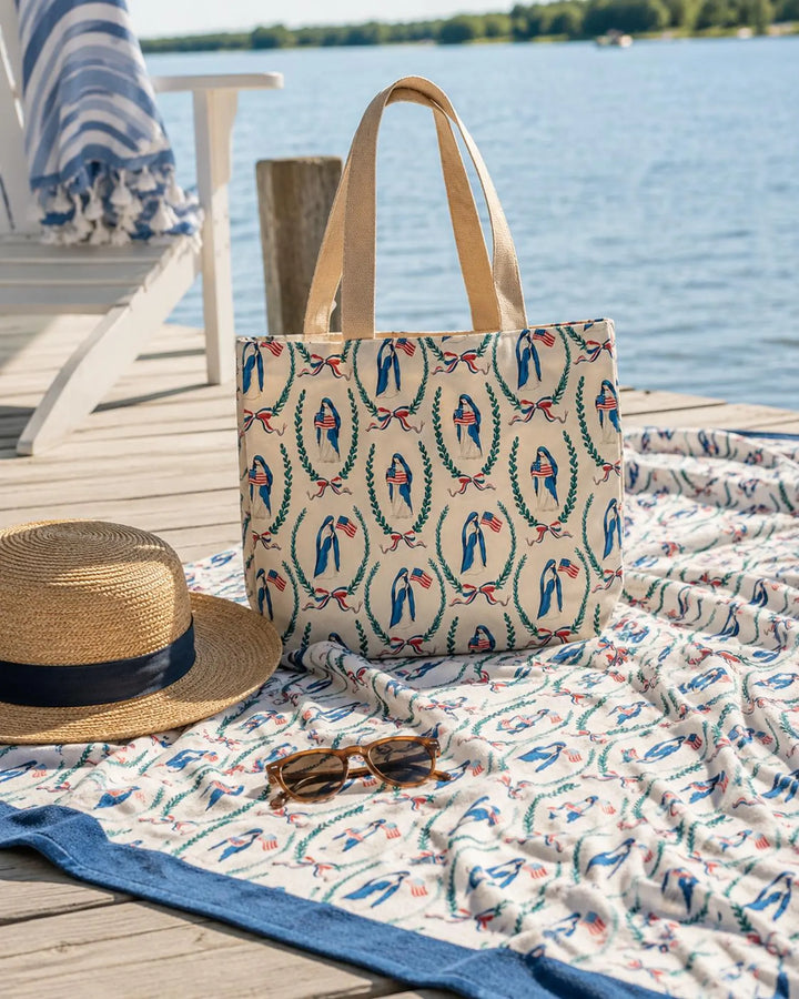 Catholic Tote Bag | Blessed Mother Tote Bag | Patriotic Catholic Tote Bag | Our Lady of the Immaculate Conception Tote