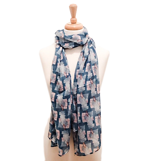 Our Lady of the Immaculate Conception, patron of America Catholic Fashion Scarf Miraculous Medal