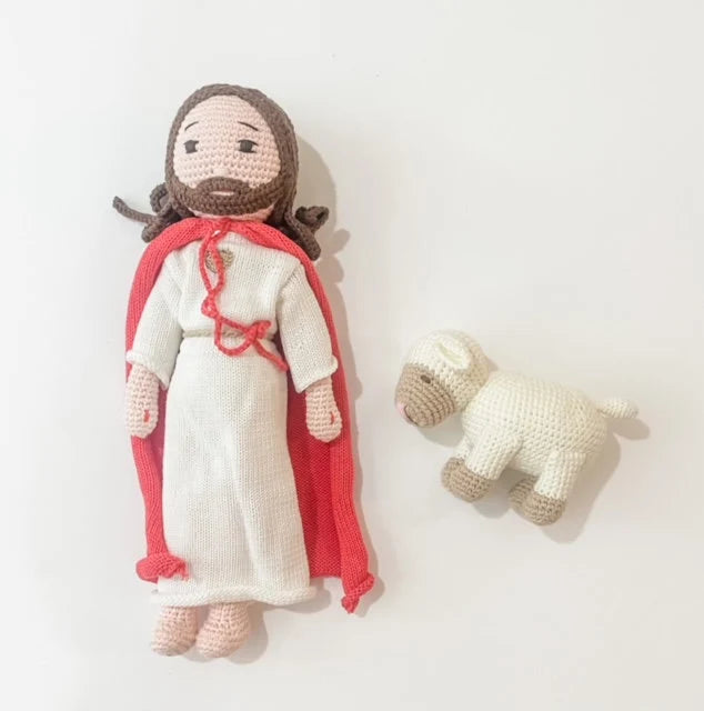 Good Shepherd Doll | Jesus Doll | Lamb of God Doll | Sacred Heart of Jesus Doll | Catholic Doll