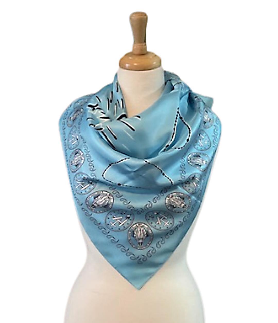 Silk Mary Devotional Scarf – 35" Square