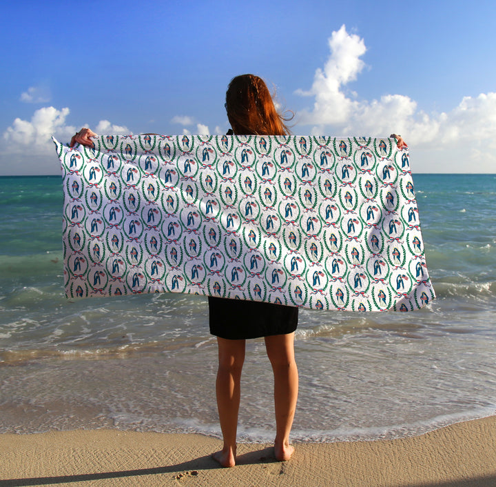 Our Lady of the Immaculate Conception, Patroness of America Luxury Beach Towel