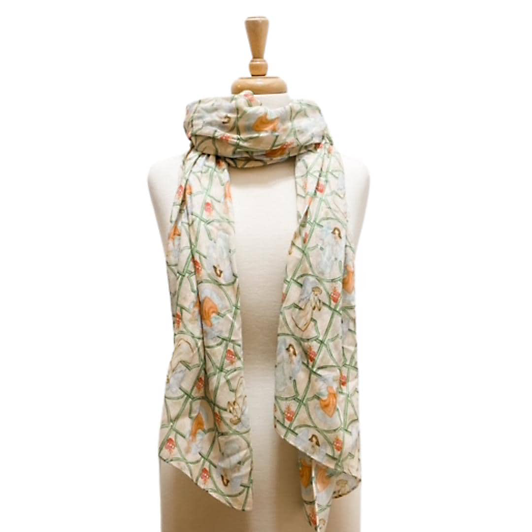 Mary Queen of Angels Scarf | Miraculous Medal, Catholic Gift