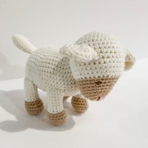 Lamb of God | Hand Crocheted Lamb | Catholic Lamb Toy