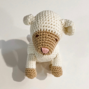 Lamb of God | Hand Crocheted Lamb | Catholic Lamb Toy