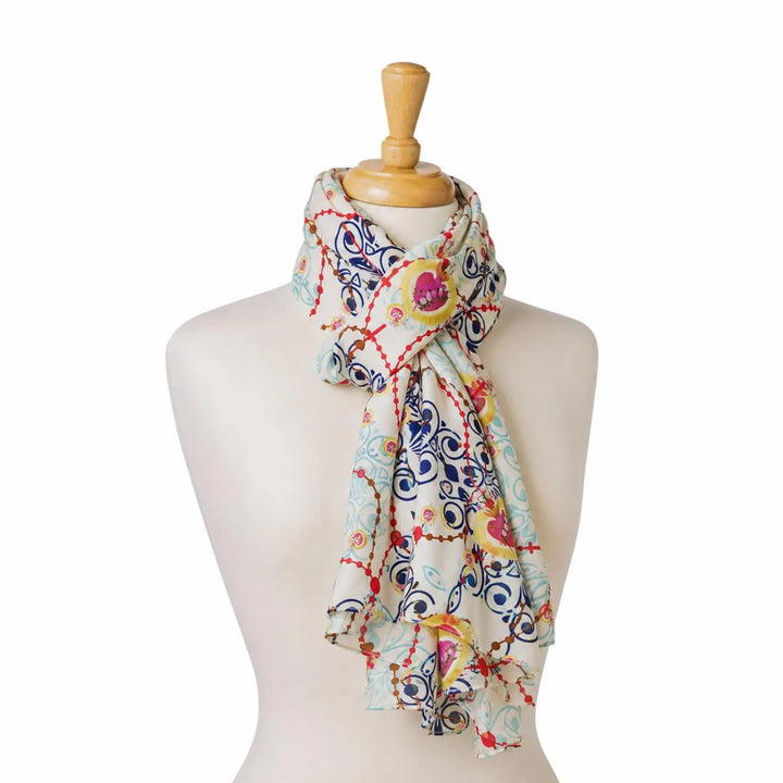 Our Lady of the Rosary Scarf | Catholic Miraculous Medal