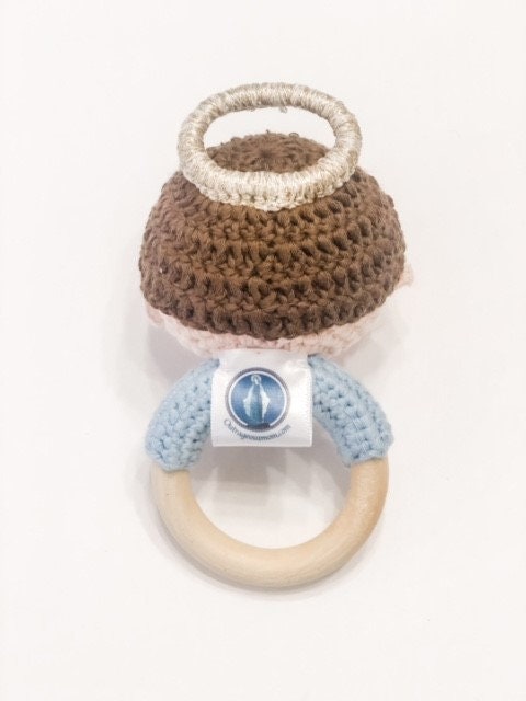 Child Jesus Baby Rattle-Handmade Pima Cotton