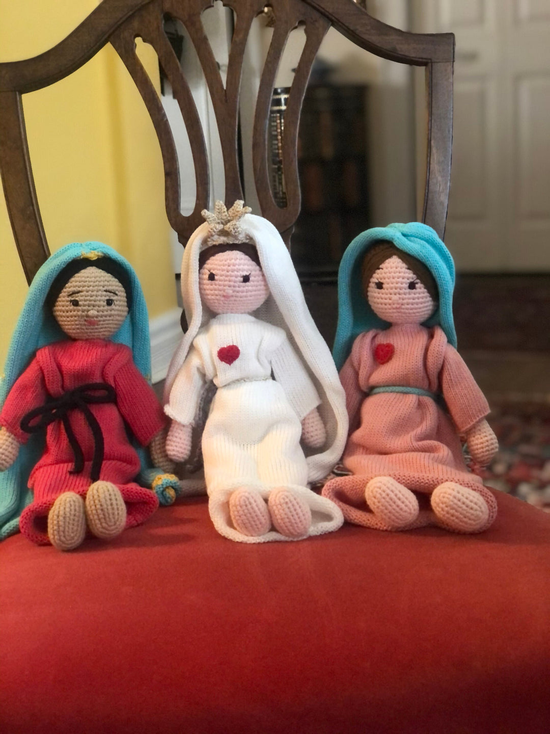 Handmade Our Lady of Guadalupe Doll | Pima Cotton Blessed Mother Catholic Toy