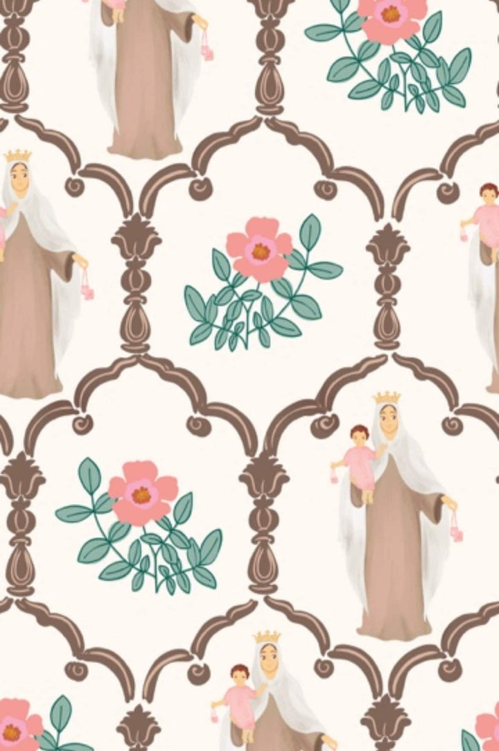 Our Lady of Mt. Carmel | Catholic Scarf | Blessed Mother Scarf