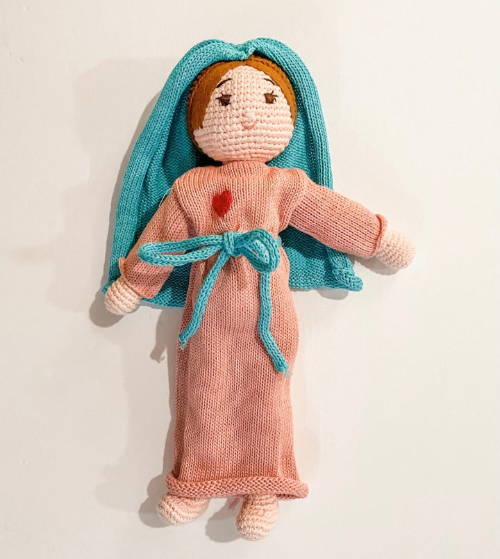 Holy Family with Infant Jesus | Mary on the Mantle | St. Joseph Doll | Blessed Mother Doll | Nativity Doll Set | Christmas Dolls |