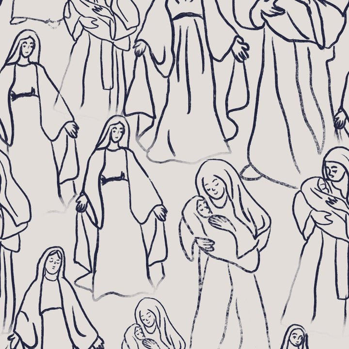 Blessed Mother Scarf | Miraculous Medal, Catholic Gift
