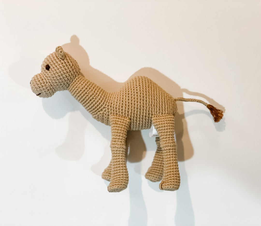 Knit Baby Camel Doll | Pima Cotton Nativity Set
