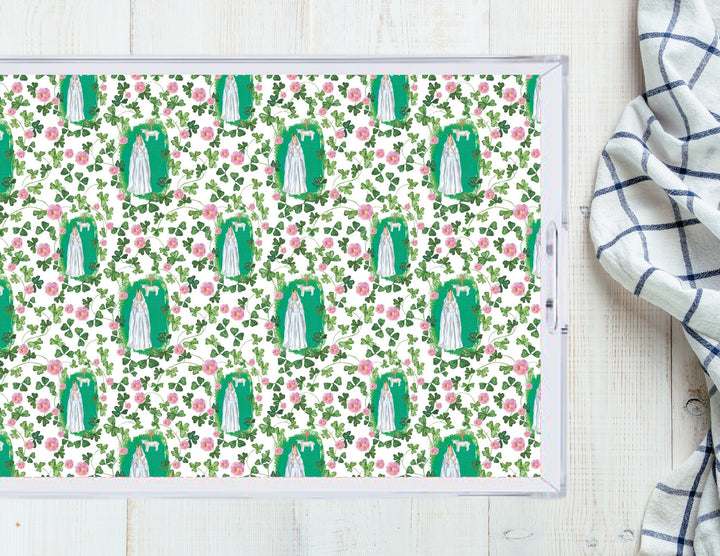 Catholic Lucite Serving Tray | Mary Every Month, Feast Day Designs