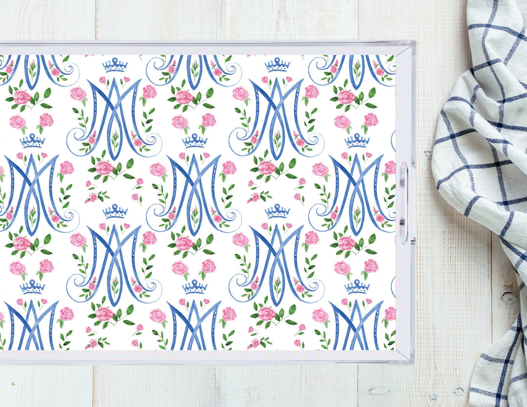 Catholic Lucite Serving Tray | Mary Every Month, Feast Day Designs