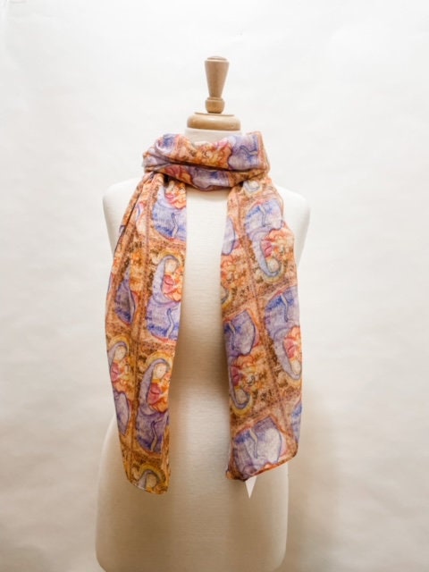Our Lady of Montenero Catholic Scarf | St. Elizabeth Seton, Miraculous Medal