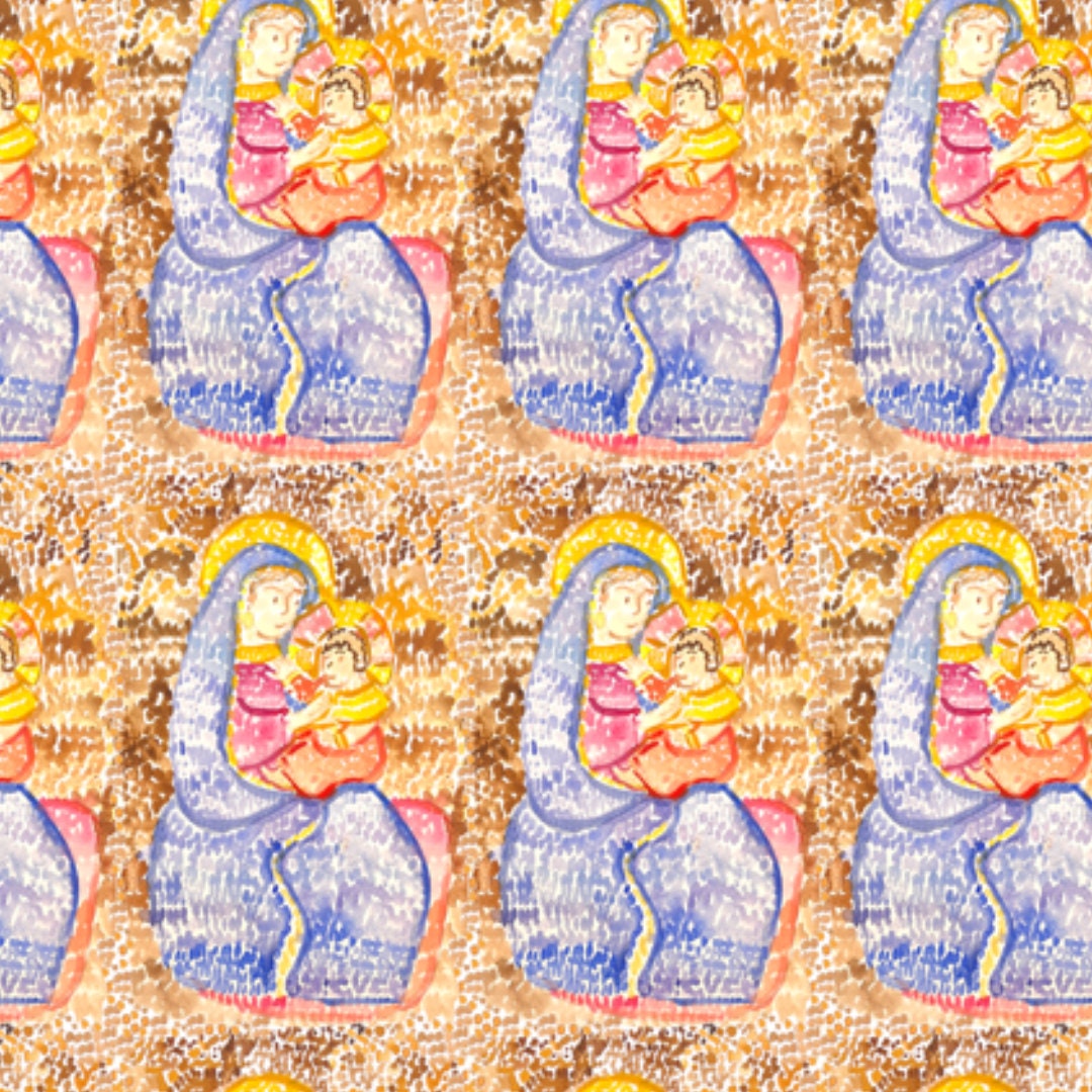 Our Lady of Montenero Catholic Scarf | St. Elizabeth Seton, Miraculous Medal