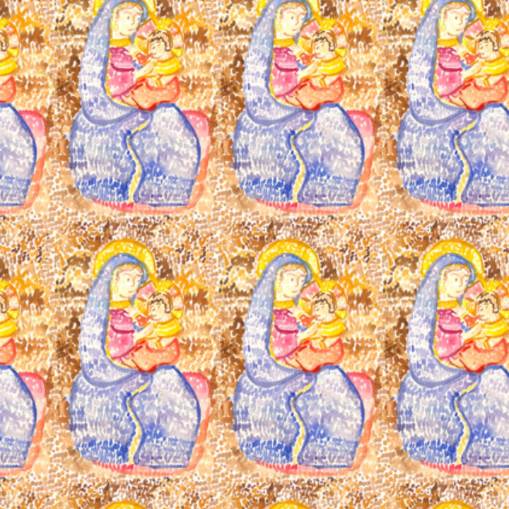 Our Lady of Montenero Catholic Scarf | St. Elizabeth Seton, Miraculous Medal