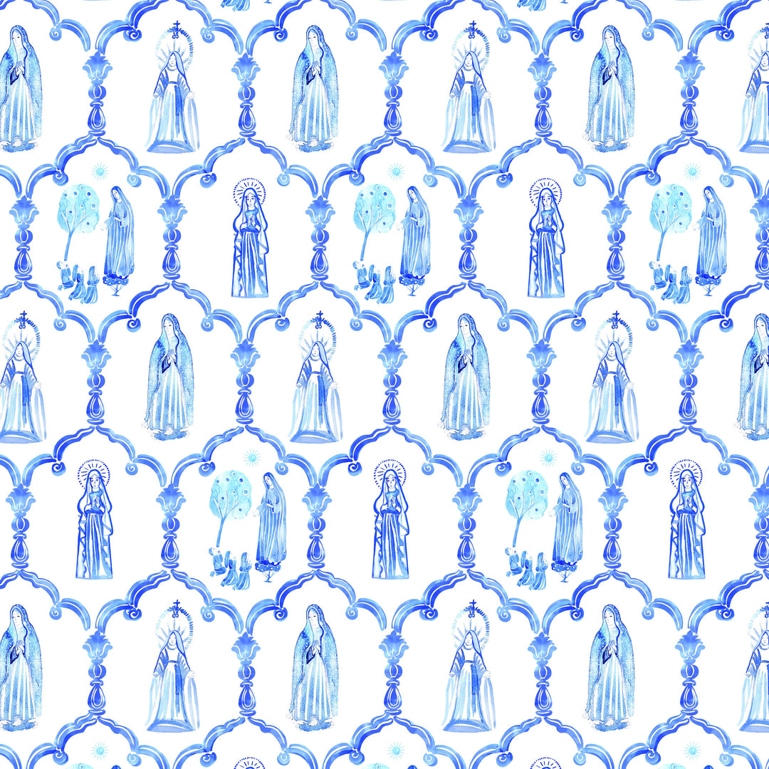 Mary Apparition Apron | Our Lady of Guadalupe, Fatima Print