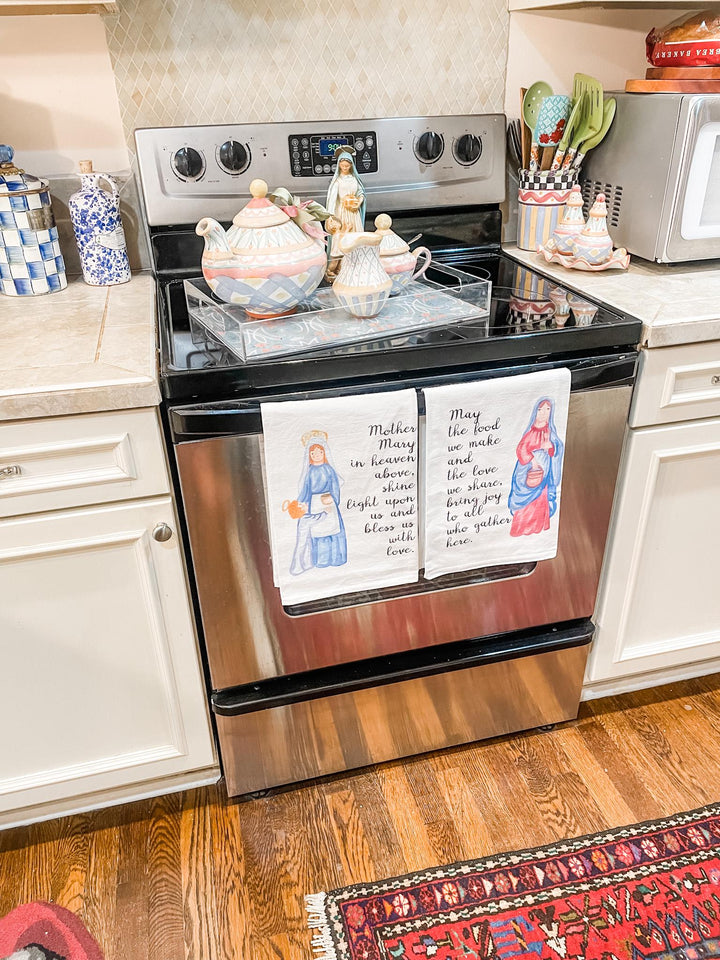 Kitchen Madonna Hand Towels | Mary&