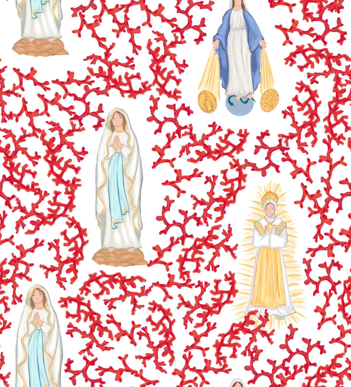 Catholic Mary Scarf | French Apparitions, Miraculous Medal