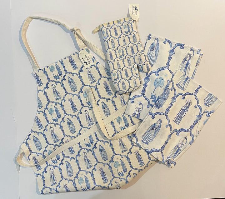 Marian apparition pot holder | Mary pot holder | Catholic kitchen pot holder | unique Catholic gift