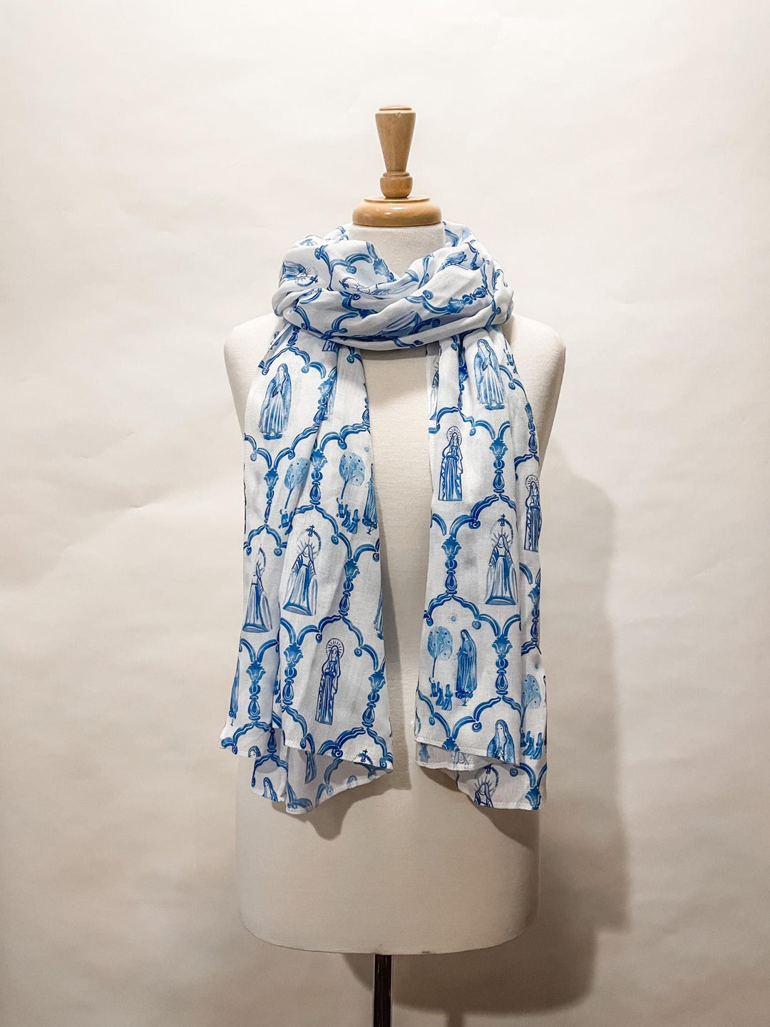 Marian Apparition Scarf | Catholic Fashion, Miraculous Medal