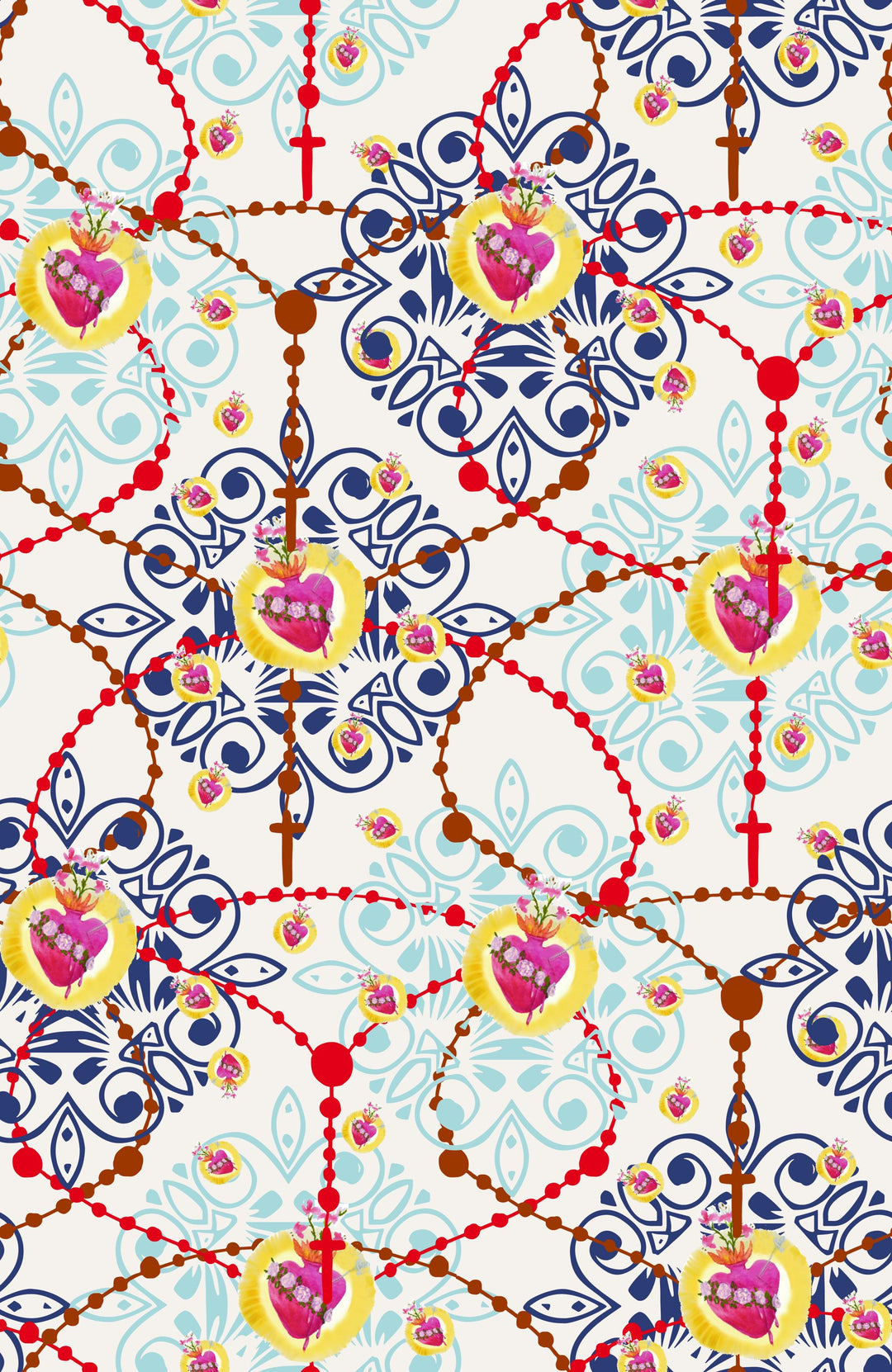 Our Lady of the Rosary Scarf | Catholic Miraculous Medal