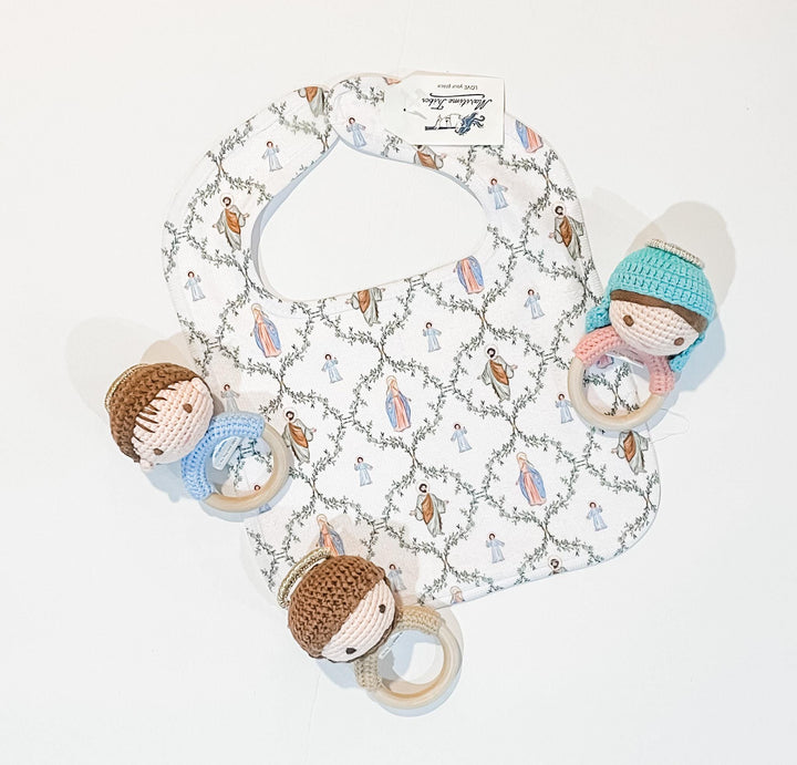 Holy Family Baby Bib | Catholic Baby Bib | Catholic Baby Gift