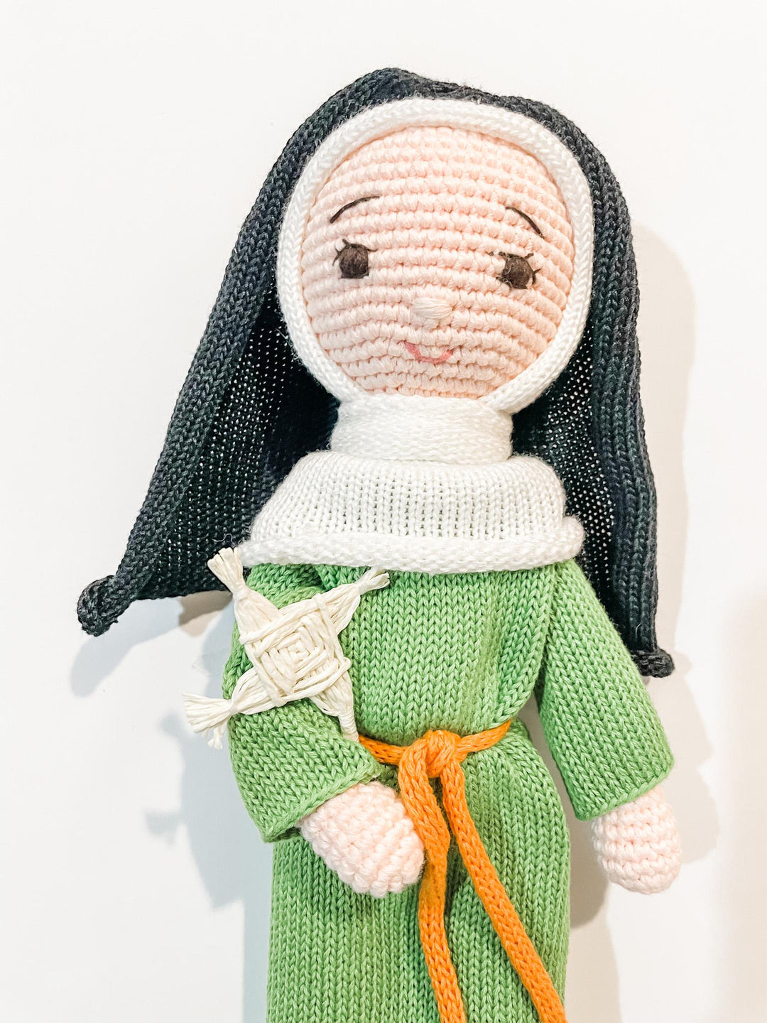 Hand-crafted St. Brigid Doll | Organic Pima Cotton Saint Figure