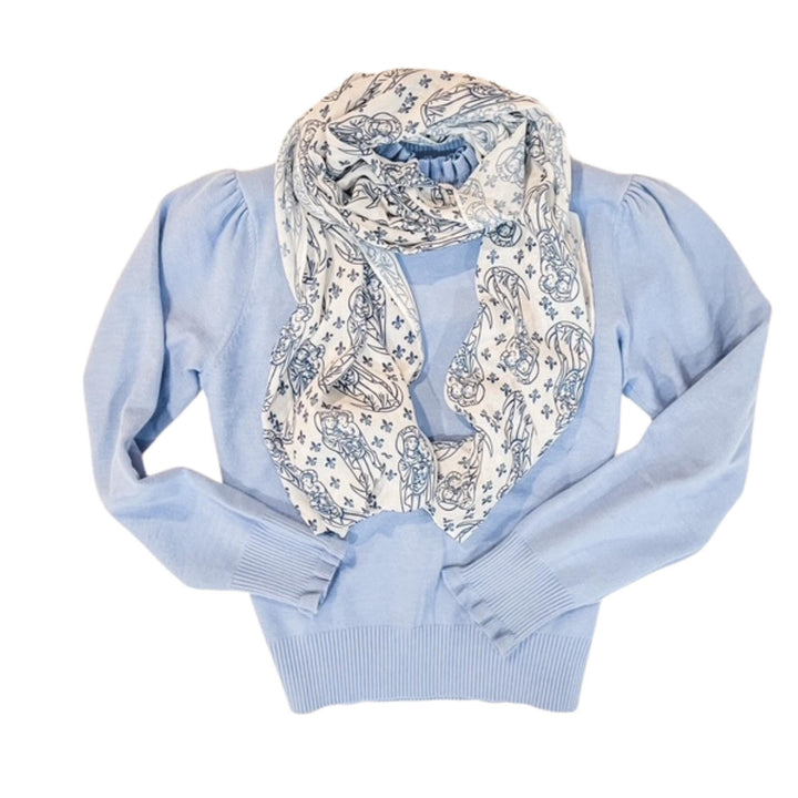 Our Lady Scarf | Catholic Miraculous Medal, Marian Gift